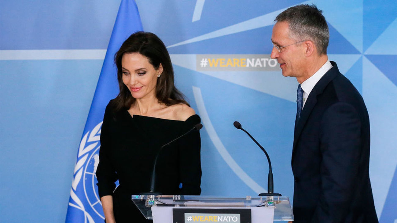 Angelina Jolie se alía con la OTAN contra la violencia sexual en la guerra