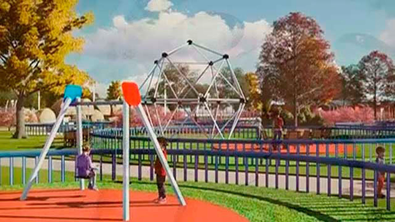 Recreación del nuevo parque para Chamberí