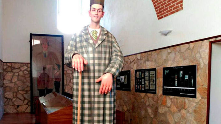 El gigante Agustín Luengo es una de las estrellas del Museo Antropológico de Madrid