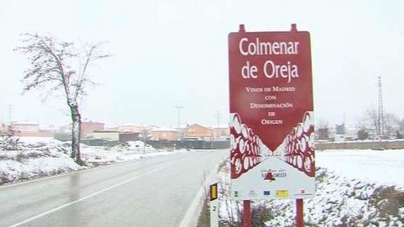 Colmenar de Oreja se llena de nieve
