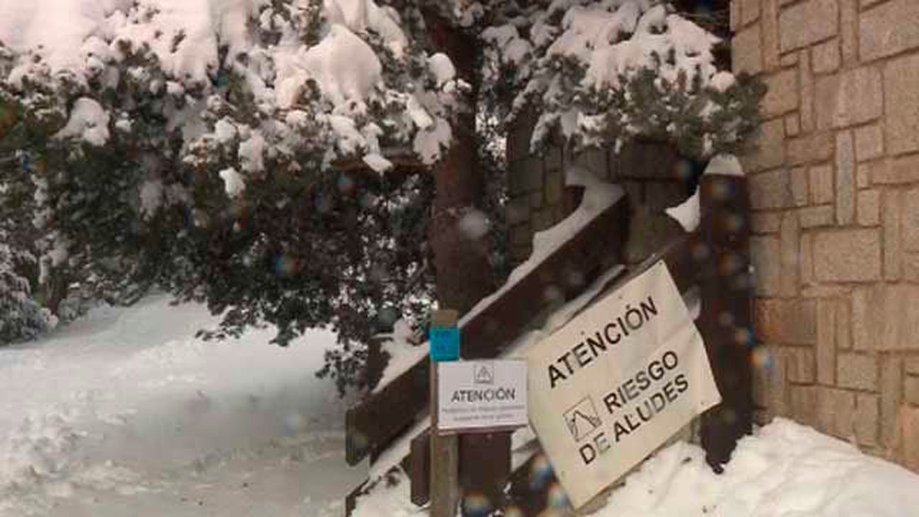Importante riesgo de aludes  este fin de semana en la Sierra