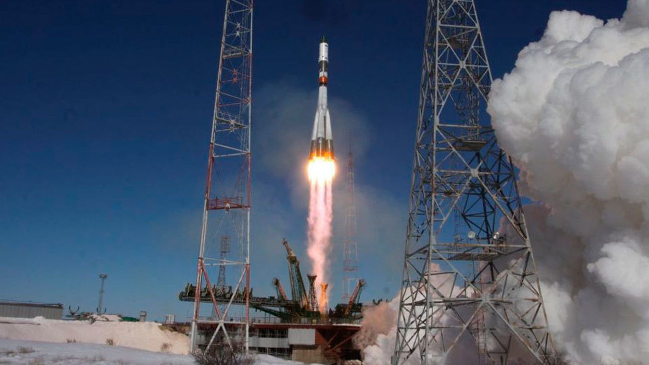 La nave de carga rusa Progress MS-08 despega rumbo a la EEI al segundo intento