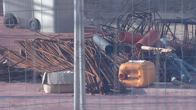 Un colegio de Sanchinarro convive desde septiembre con excavadoras en el patio