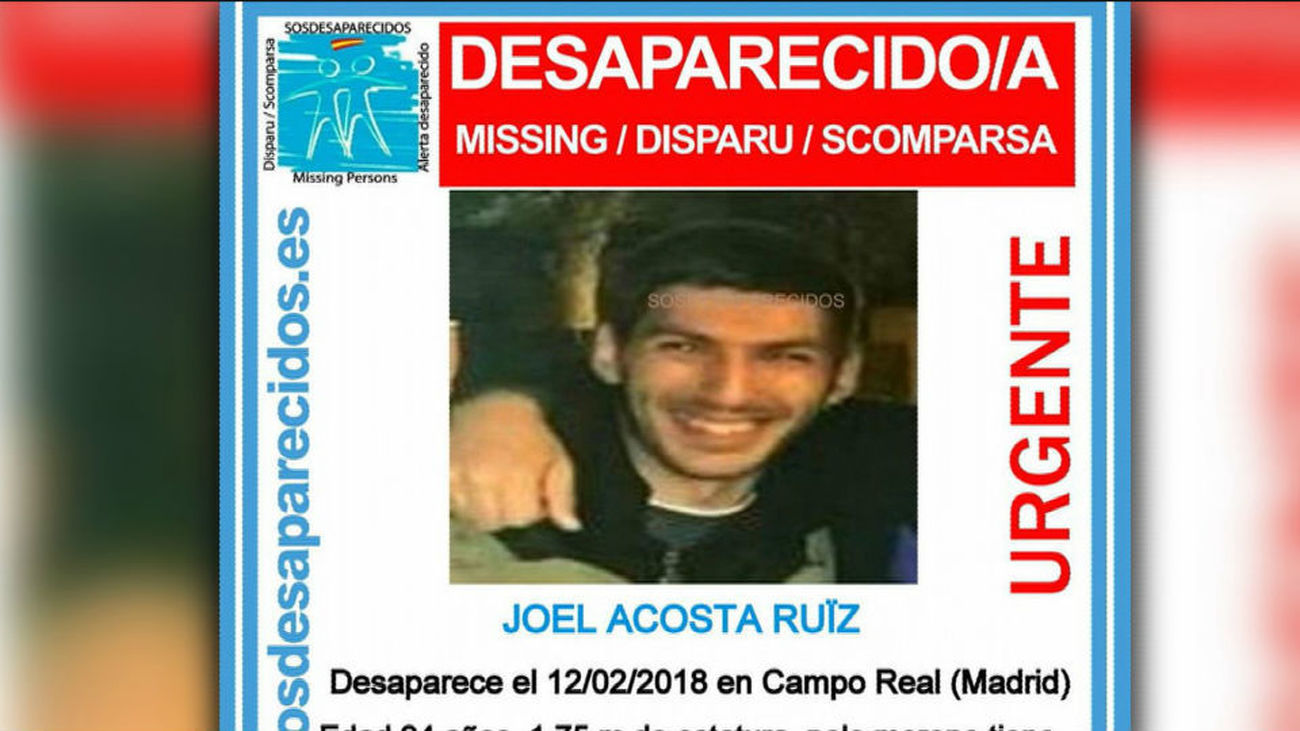 Buscan a un joven de 24 años desaparecido hace cinco días en Campo Real