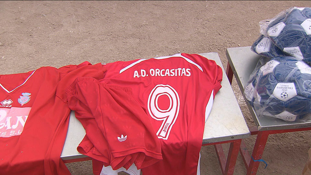 El fútbol es solidario en Orcasitas