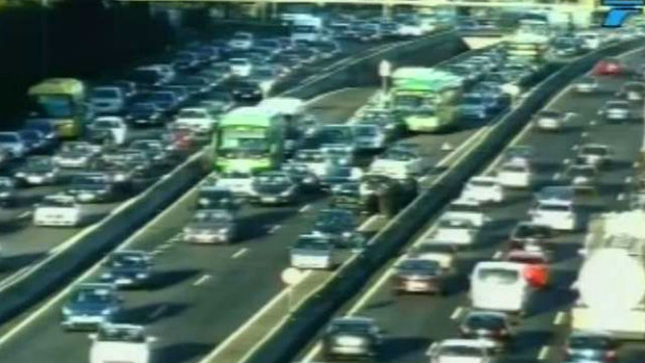 Accidente en el bus VAO de la A-6