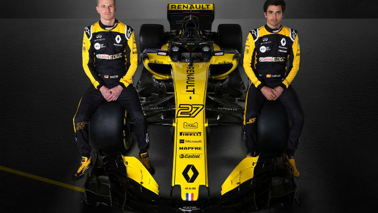Renault presenta el RS18 que pilotará Carlos Sainz