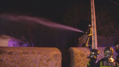 Incendio en un chalet ocupado de Torrelodones
