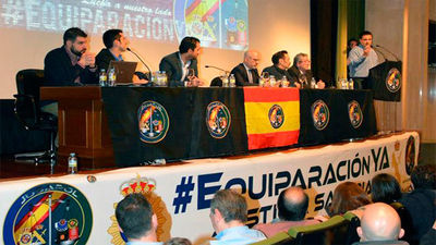 Policías y guardias civiles rompen la negociación sobre  equiparación por la oferta "inaceptable" de Interior