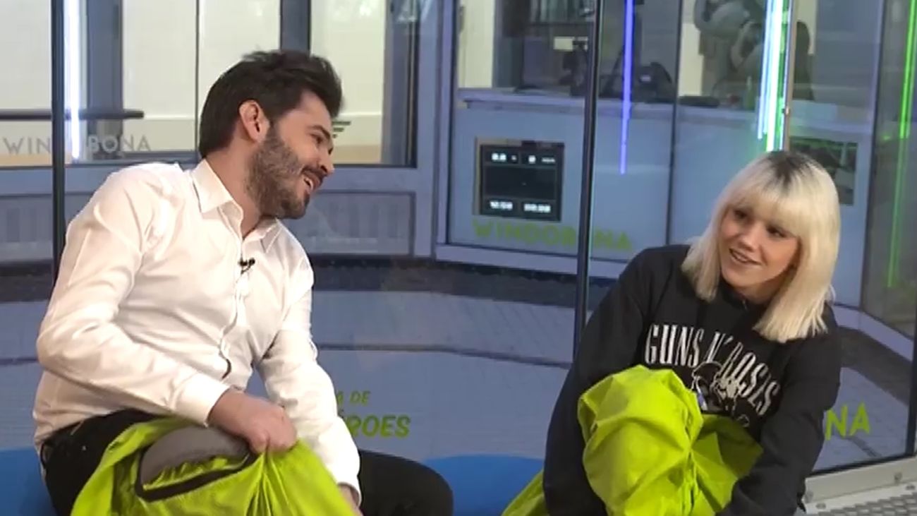 Túnel de viento con Angy Fernández