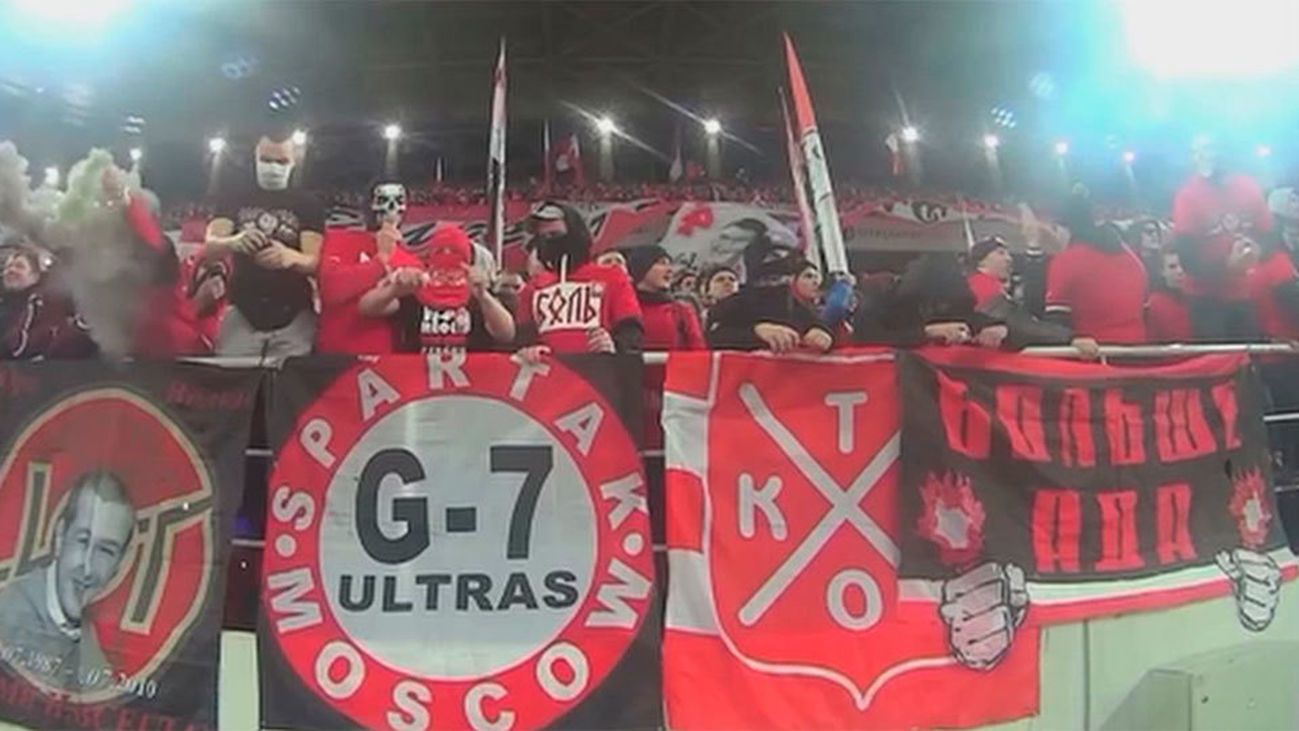 Despliegue de seguridad en Bilbao por la llegada de hinchas radicales rusos