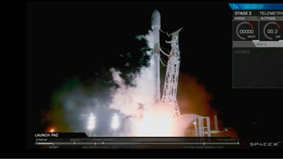 Despega con éxito 'Paz', el primer satélite español de observación de la Tierra