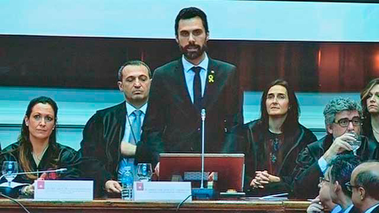 Un discurso de Torrent motiva el abandono de la sala del presidente del TJSC y del fiscal de Cataluña