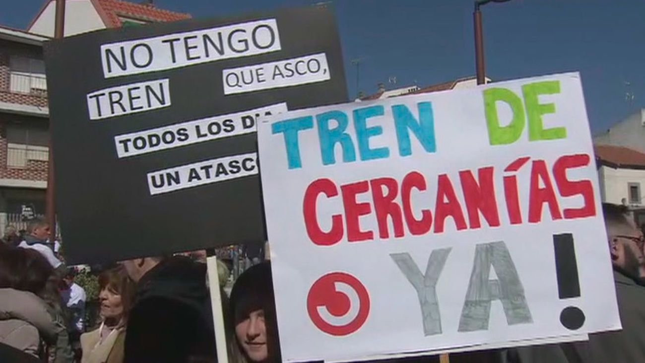 Vecinos de Soto del Real y Miraflores reclaman el cercanías