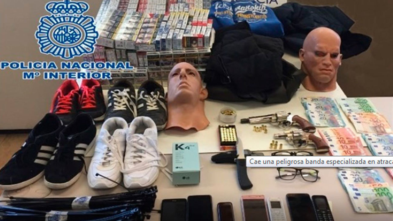 Detenidos en Madrid tres peligrosos atracadores, dos de ellos fugados