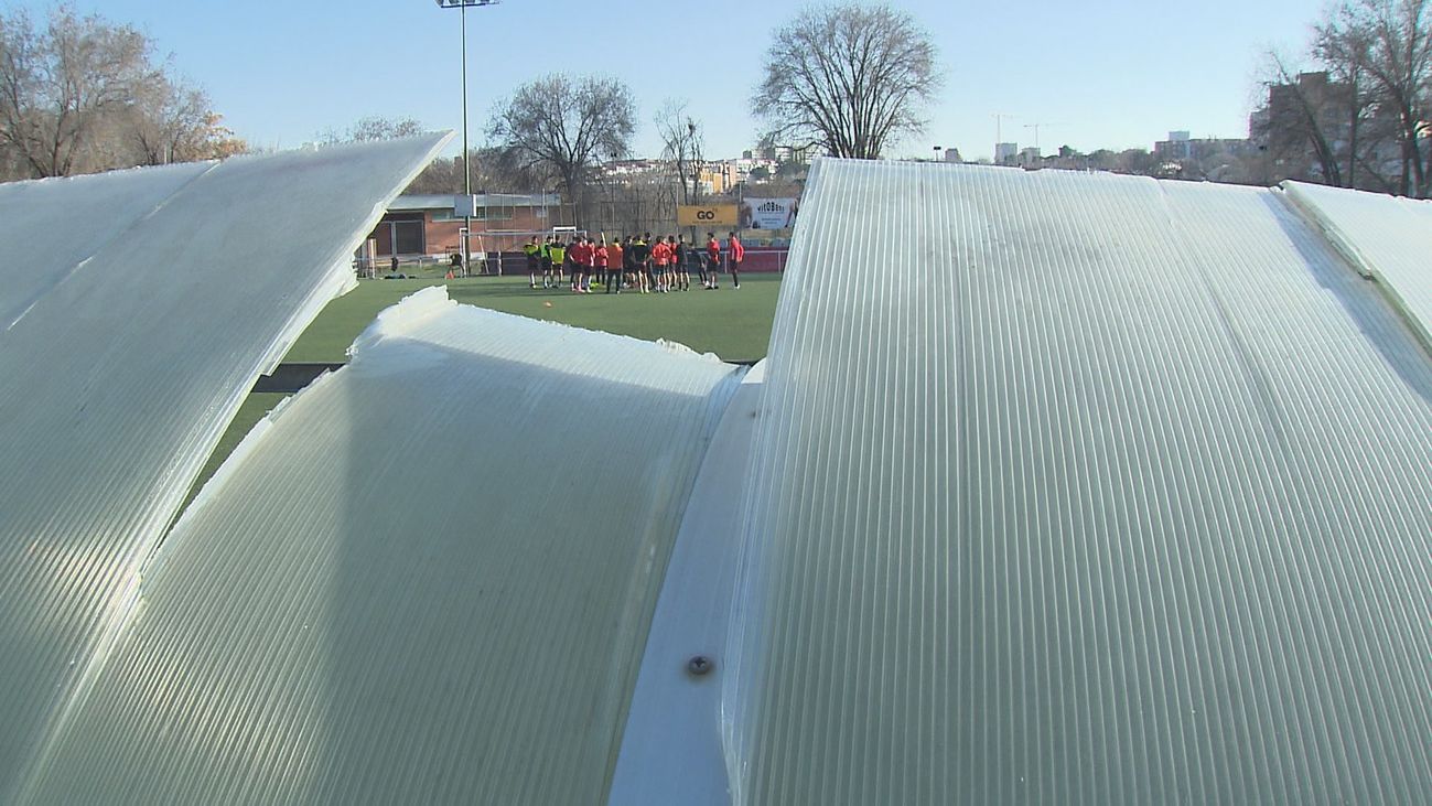 Las instalaciones del Unión Adarve, en un lamentable estado