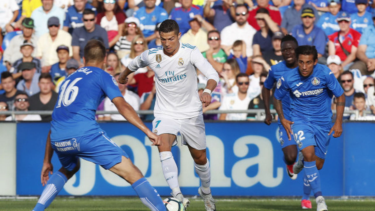 Cristiano Ronaldo ante el Getafe