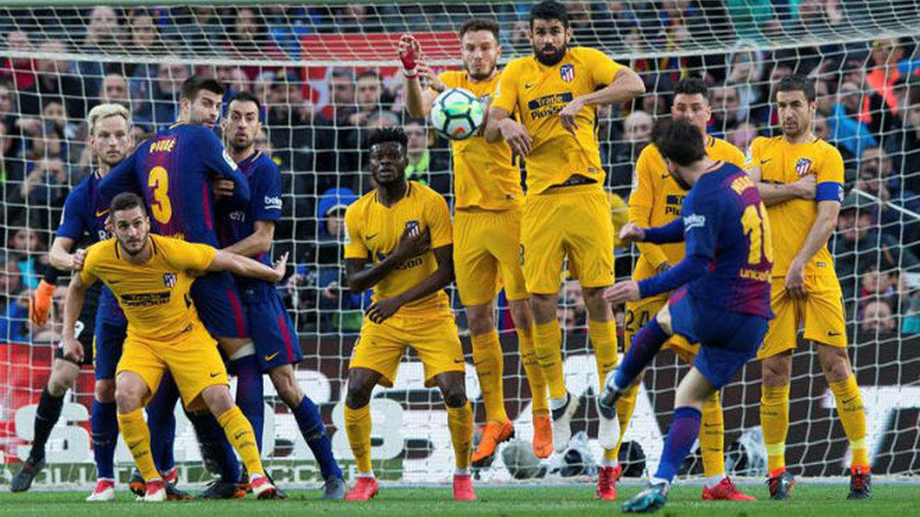 1-0. Messi tumba al Atlético