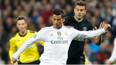 Los jugadores del PSG caliente la vuelta contra el Madrid