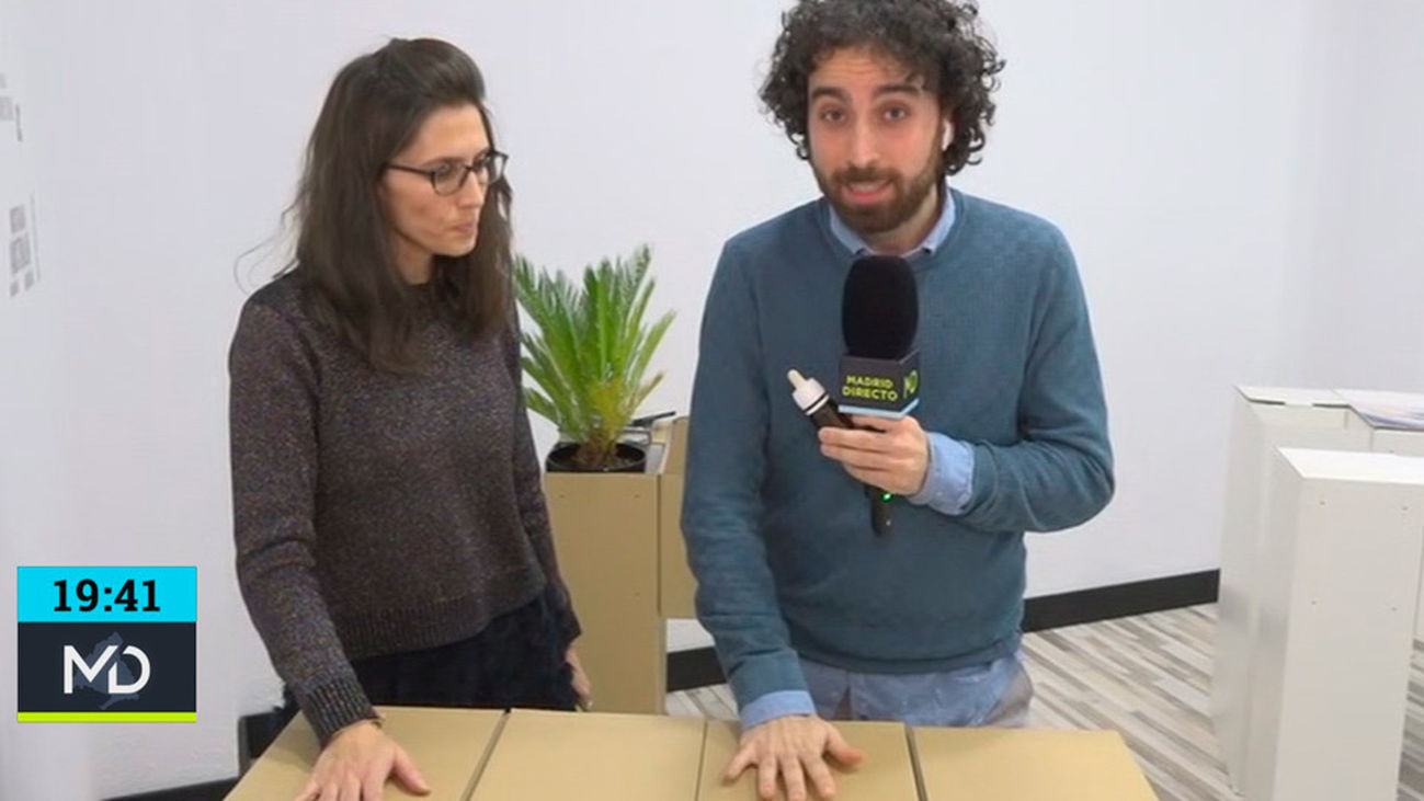 Los muebles de cartón, ligeros y personalizables, para nuestras casas