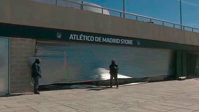 Roban la tienda del Atlético en el Wanda Metropolitano con un coche empotrado