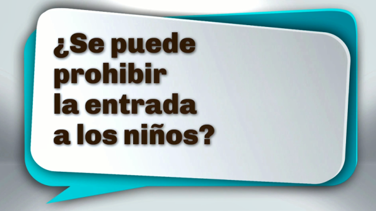 ¿Se puede vetar la entrada de menores en los establecimientos?
