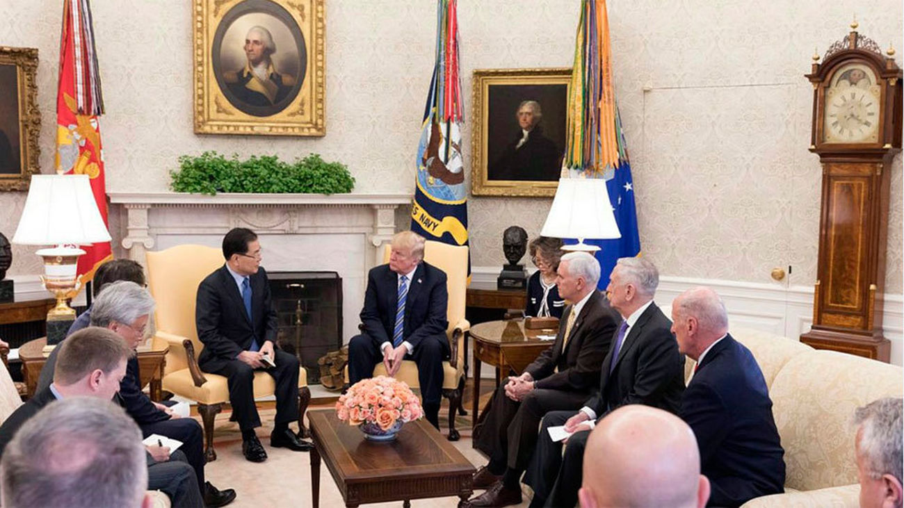Trump acepta reunirse con el dictador coreano Kim Jong-un en mayo