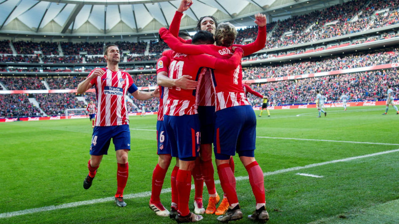 3-0. El Atlético golea sin exprimirse