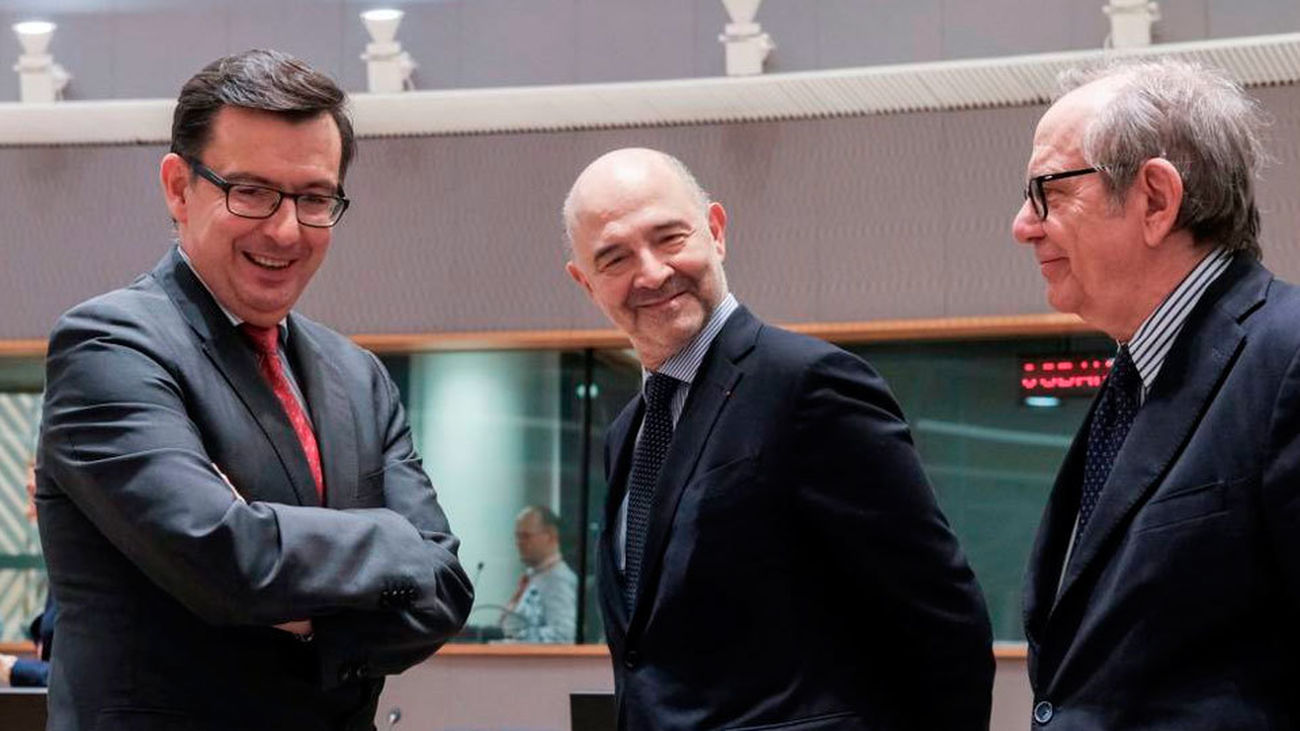 Escolano se estrena en Bruselas como ministro de Economía