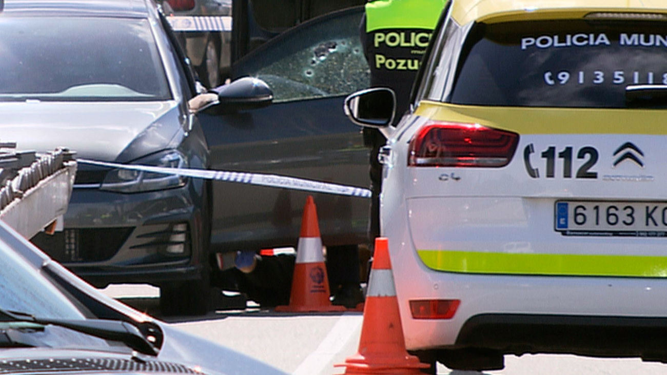 Dos motoristas tirotean a la víctima de Pozuelo de Alarcón
