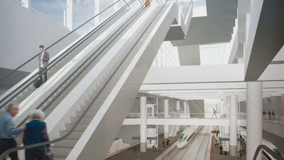 La estación de Atocha tendrá doble entrada y se ampliará debajo de la actual