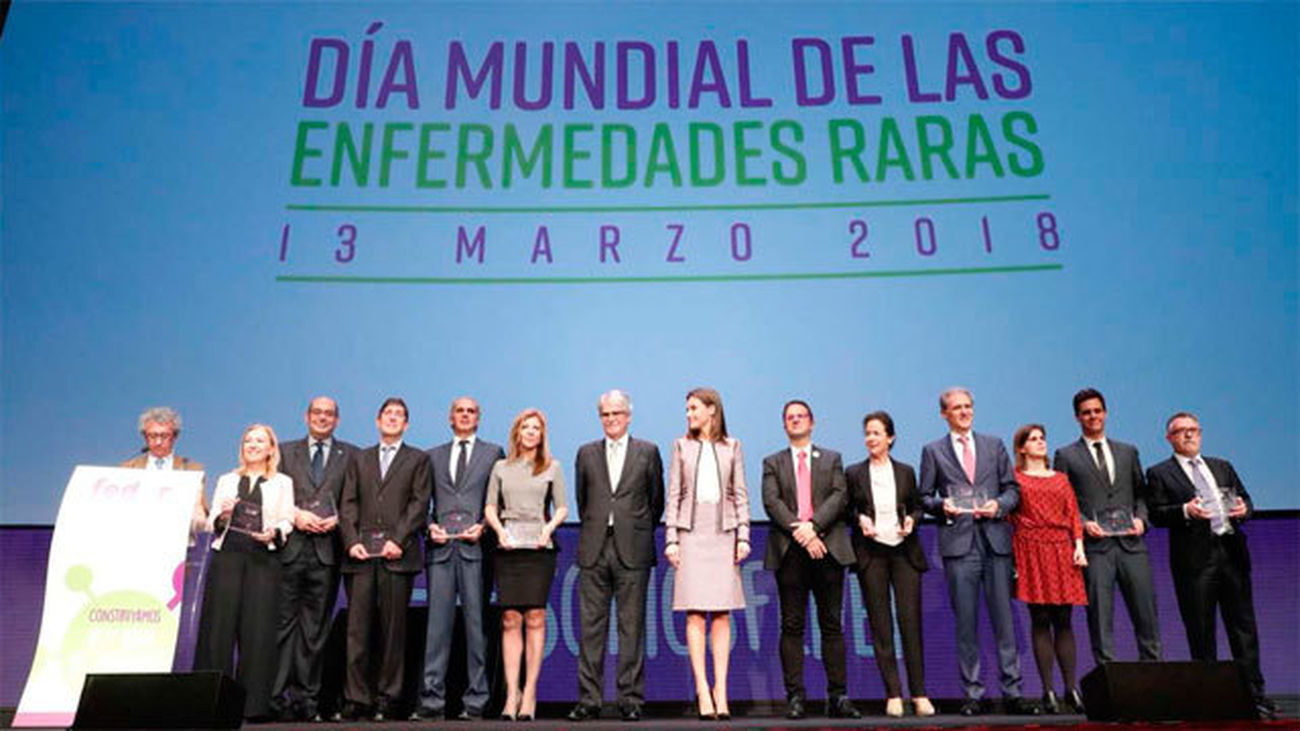 La reina reclama más visibilidad e investigación científica para las enfermedades raras