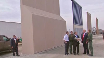 Trump quiere un muro con México "lo más grande posible" y que permita ver el otro lado