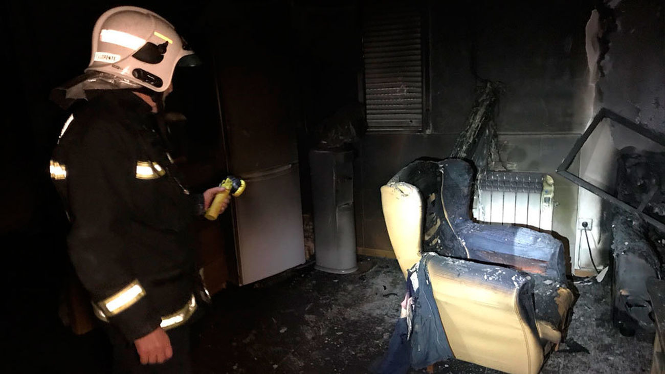 Fallece un hombre de 70 años en un incendio en su domicilio de Titulcia