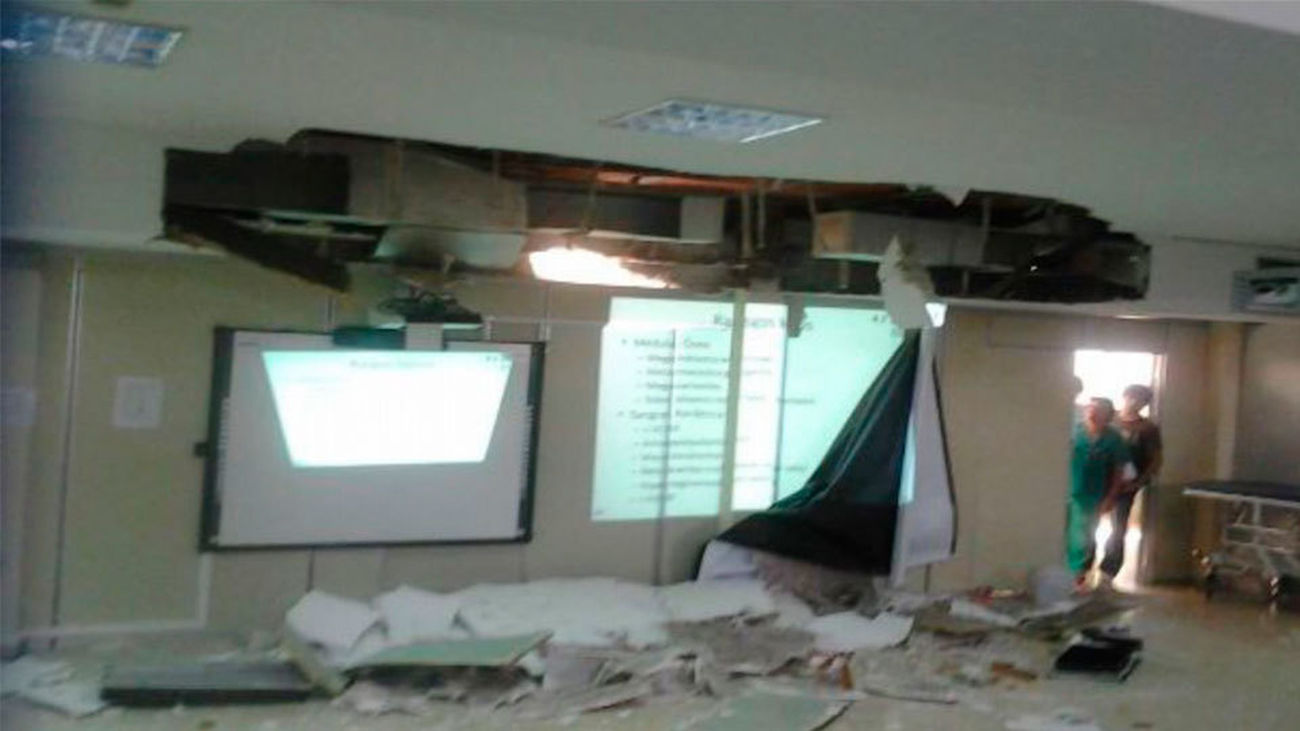 Desperfectos en la UCI del Clínico