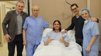 Filipe Luis, operado de la fractura de peroné