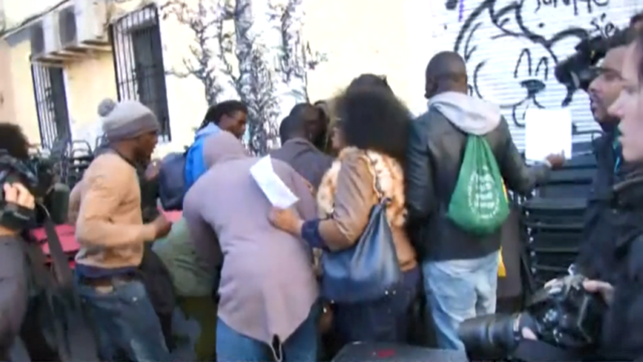 Graves disturbios en Lavapiés