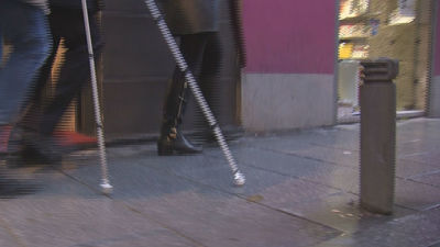 Inseguridad para los discapacitados visuales