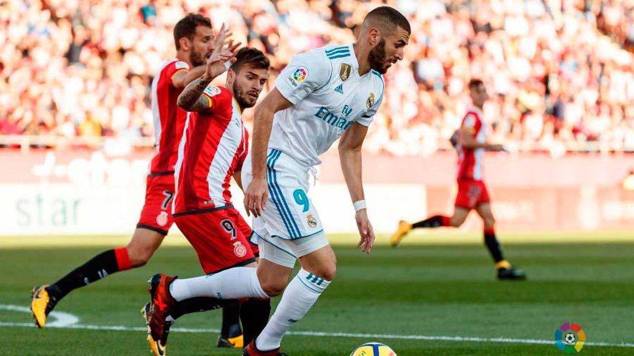 Benzema ante el Girona
