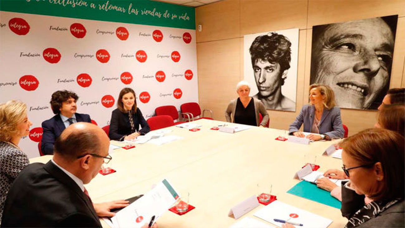 La reina Letizia apoya a la fundación Integra que ayuda a mujeres víctimas de violencia