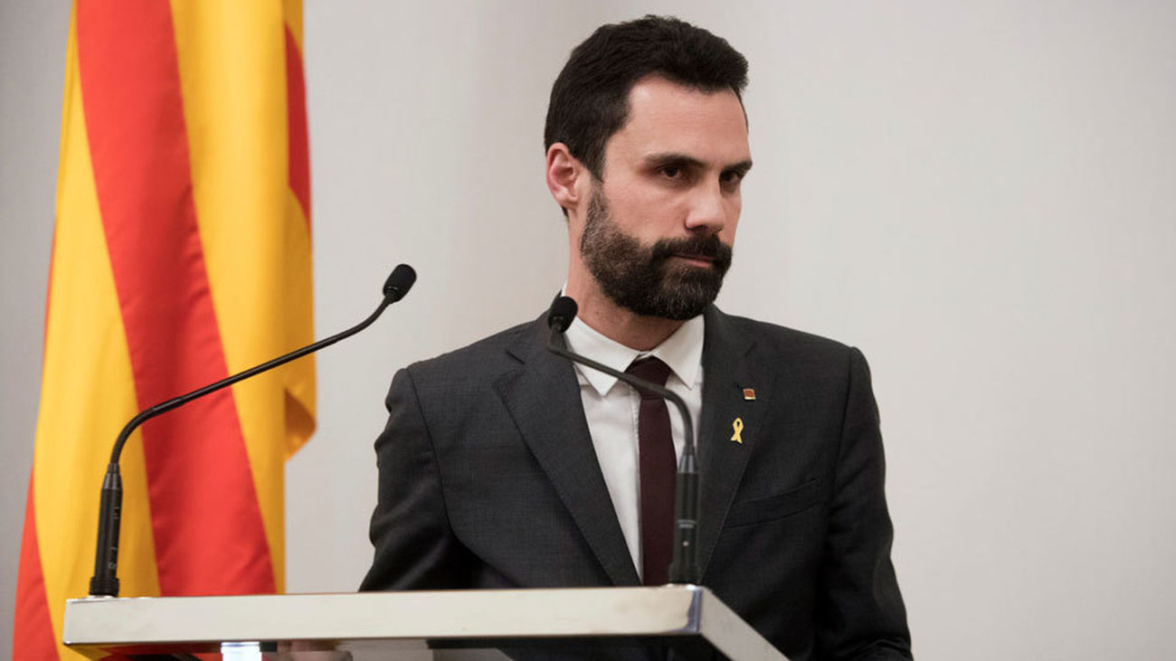 El presidente del Parlament de Cataluña, Roger Torrent