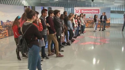 Estudiantes de 4º de la ESO + Empresa visitan Telemadrid