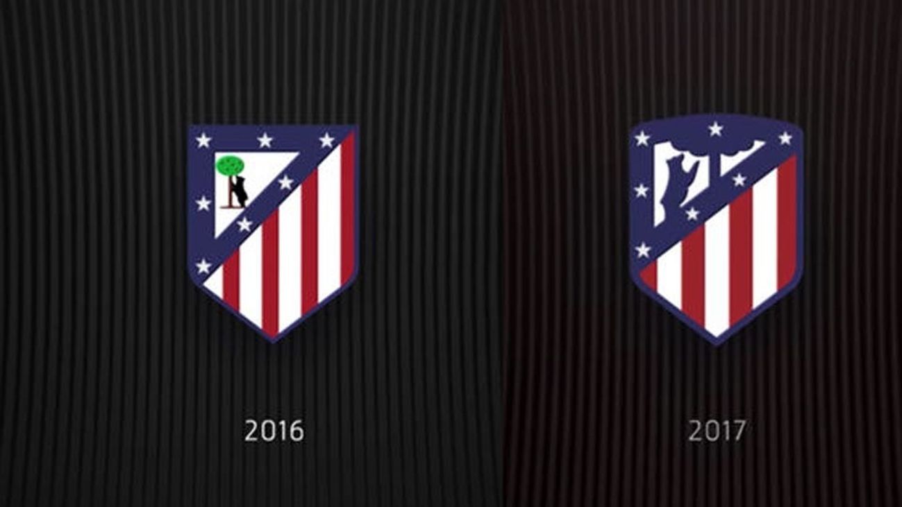 El nuevo escudo del Atlético llena de protestas las redes sociales