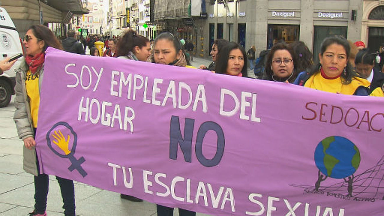 Las empleadas del hogar piden igualdad laboral en Callao