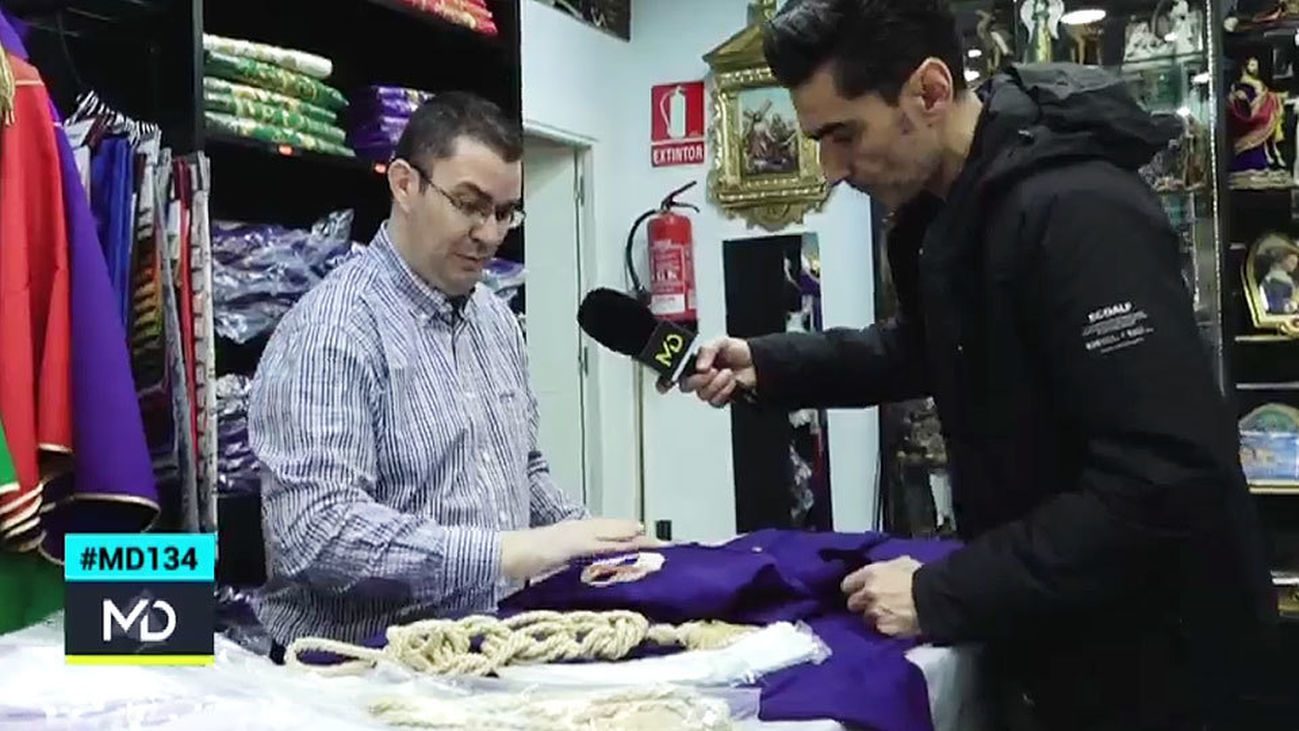 Así se confeccionan los hábitos de Semana Santa