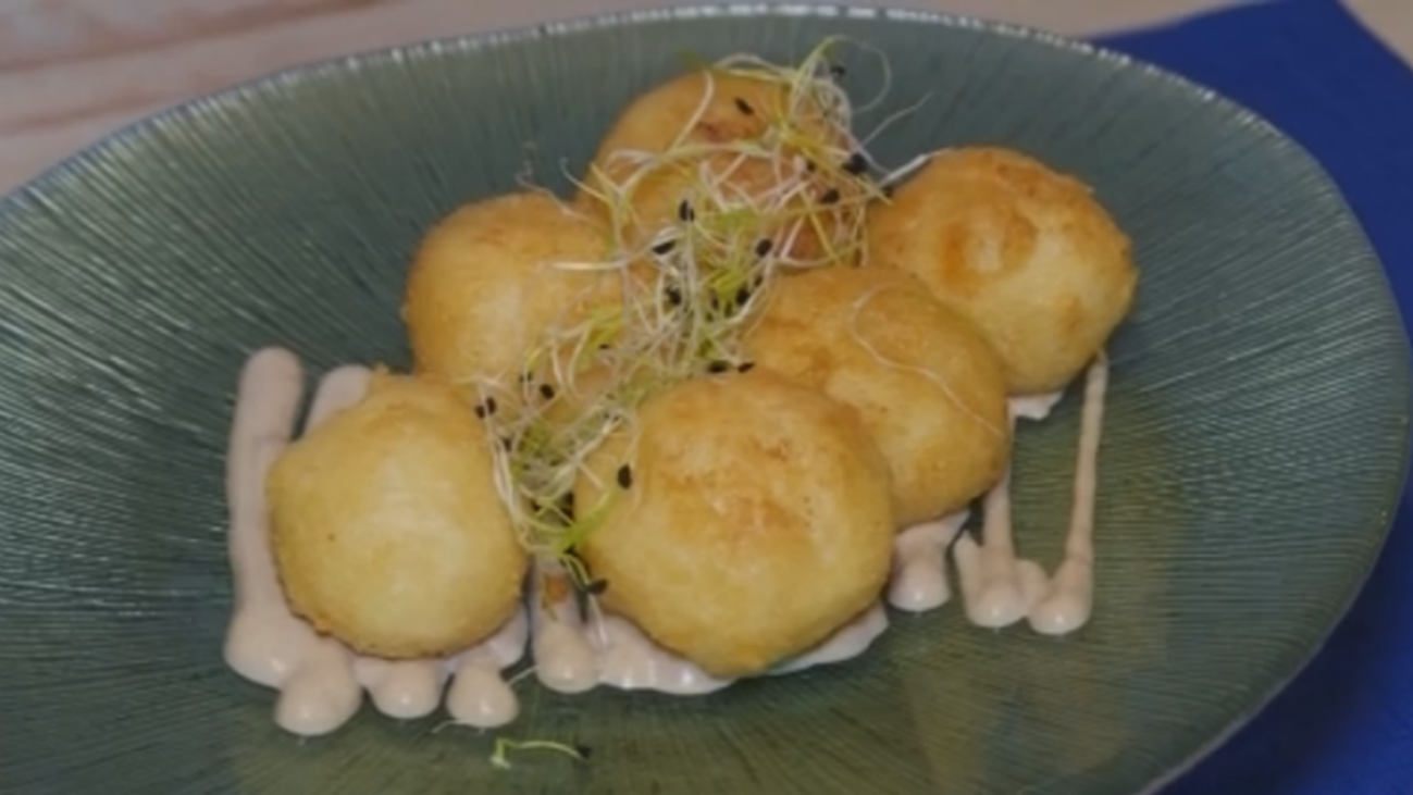 Los riquisimos buñuelos de bacalao