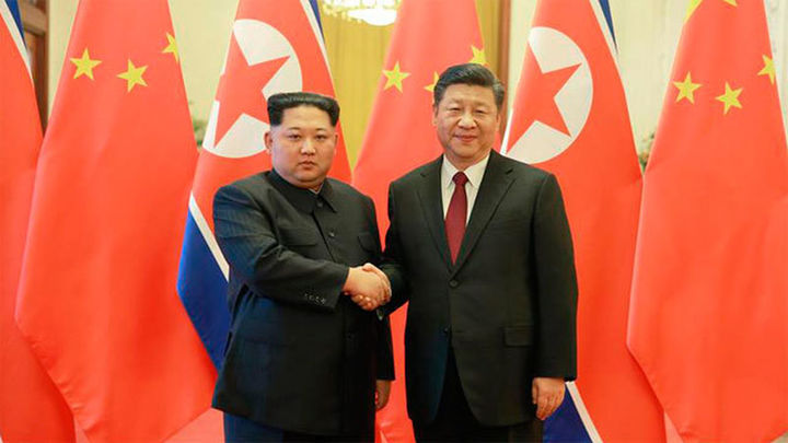 Pekín y Pyongyang descongelan sus lazos con la visita de Kim Jong-un