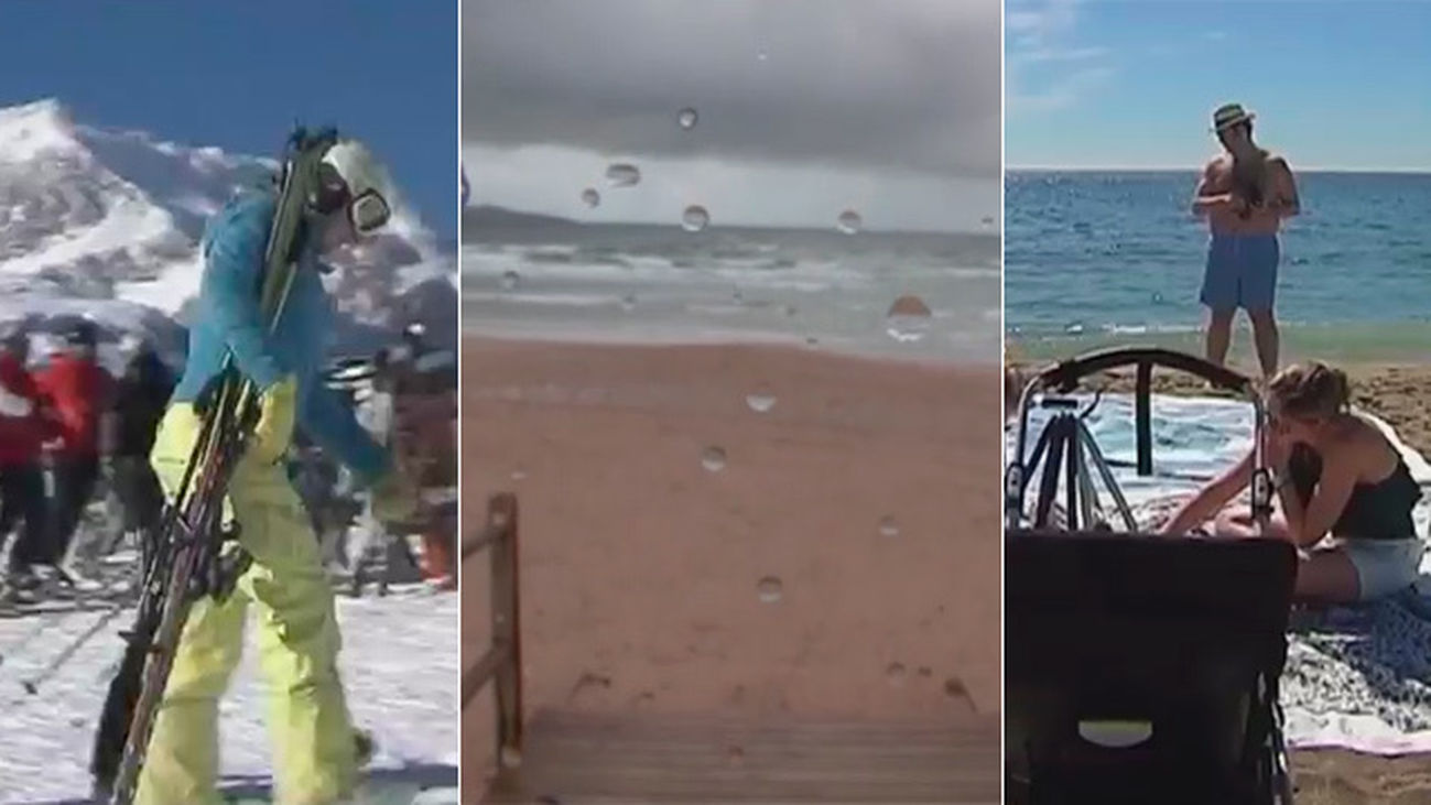 El tiempo marca las vacaciones de Semana Santa en España