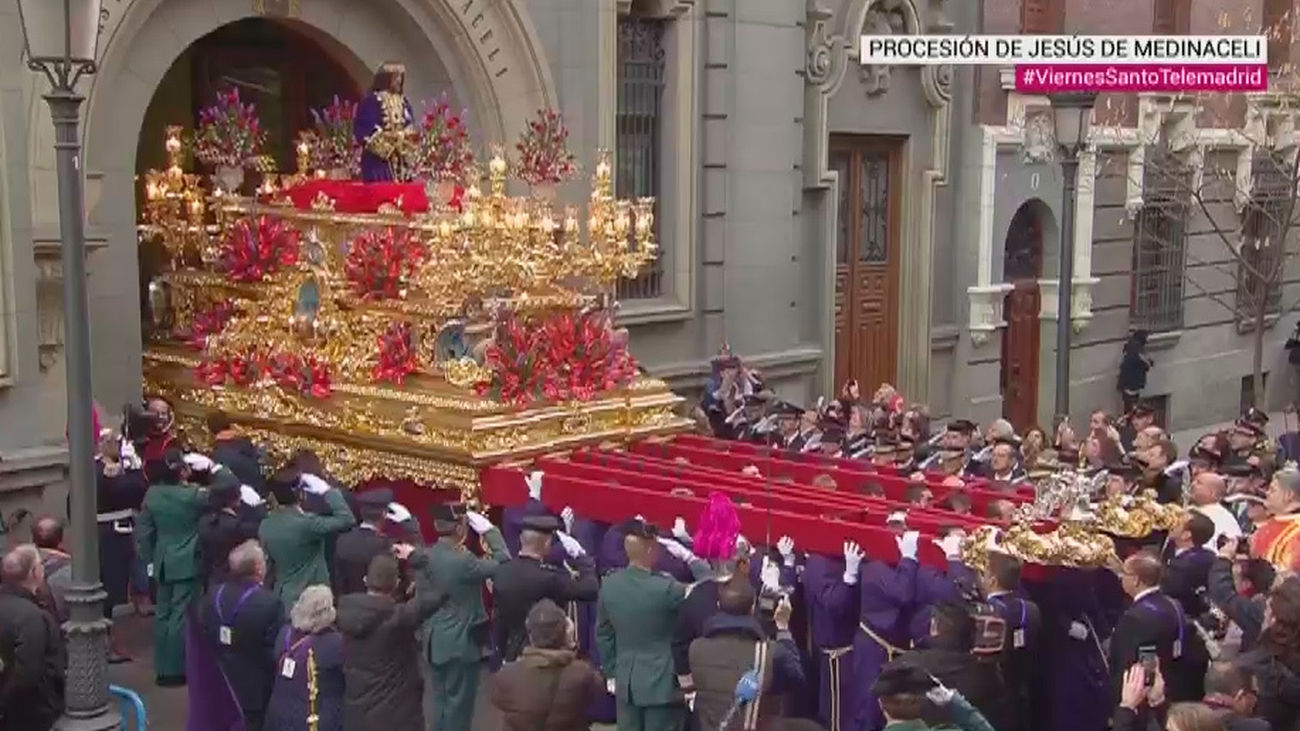 Jesús de Medinaceli, el 'Señor de Madrid, recorre sus calles