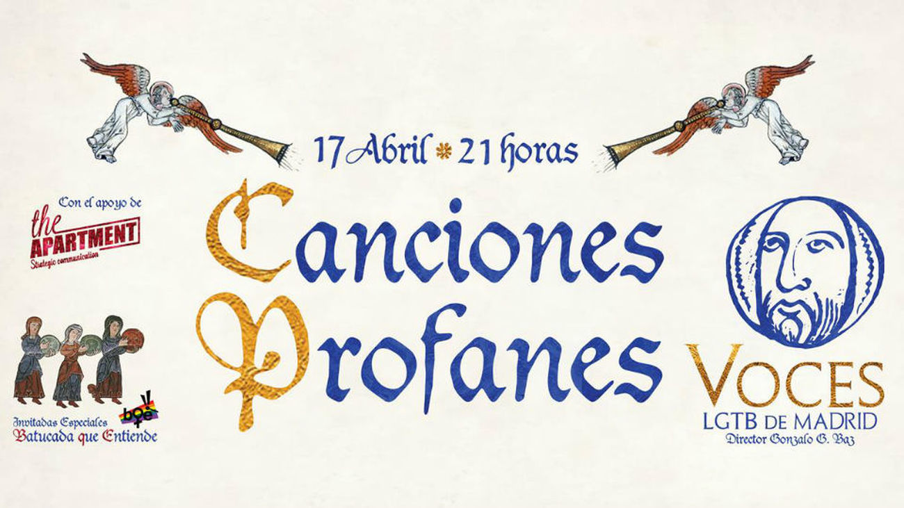 El nuevo espectáculo de Voces LGTB en el Teatro de La Latina,  'Canciones Profanas', mostrará que "nada es lo que parece"